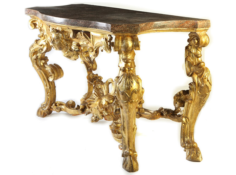 Giltwood Console