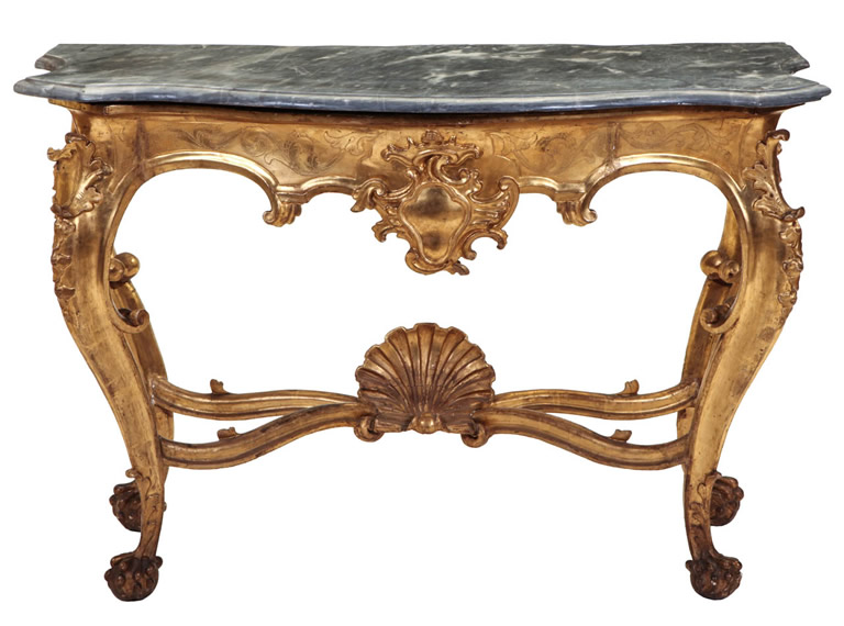 Giltwood Console Table