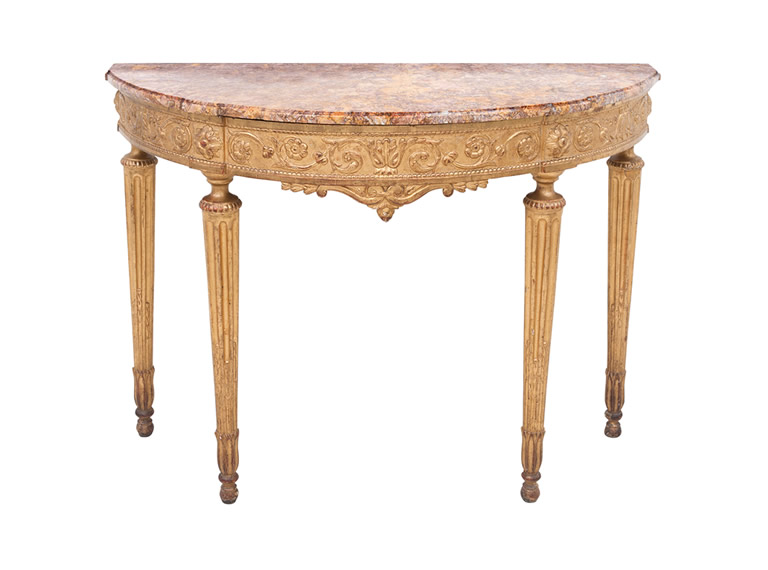 Neoclassical Gilded Table